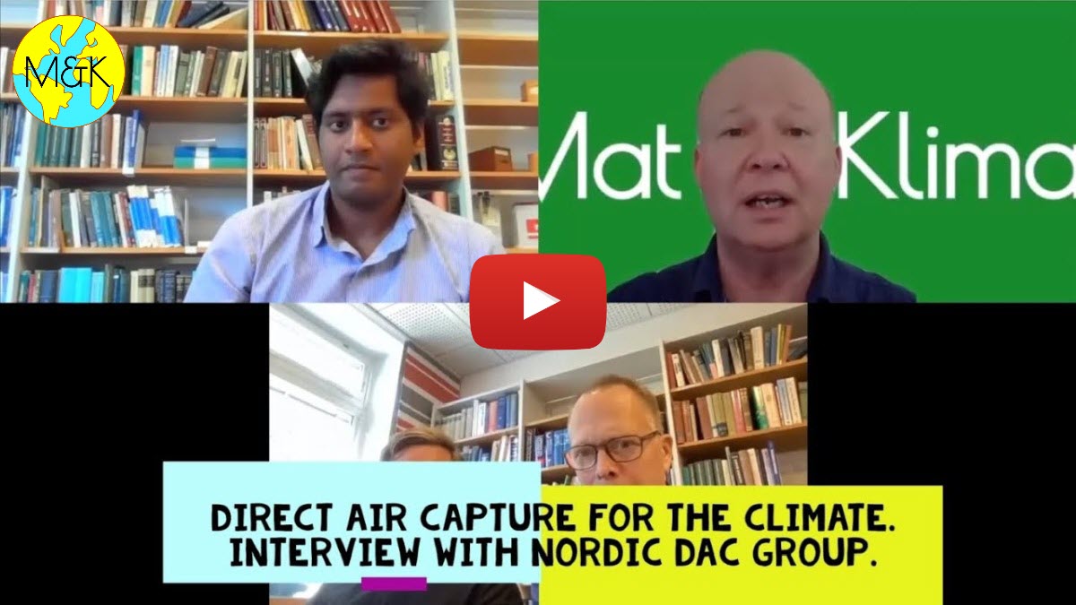 Direct Air Capture. Interview with KTH and Nordic DAC Group. (BQ)