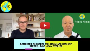 Batterier en nyckel till minskade utsläpp. Intervju med Rikard Linde, Grow Sverige. (BQ)