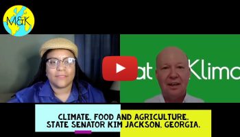 Climate, food and agriculture. Interview with state senator Kim Jackson, Georgia, USA. (BQ)