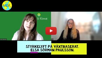 Styrkelyft på växtbaserat. Elsa Sörman Paulsson, styrkelyftare på elitnivå. (BQ)